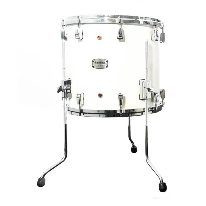 Yamaha Absolute Hybrid Maple 18 x 16 Inch Floor Tom in Polar White