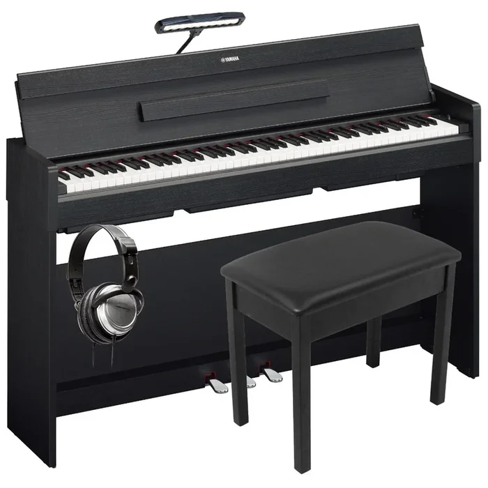 Yamaha Arius YDP-S35 Digital Piano – Black COMPLETE HOME BUNDLE