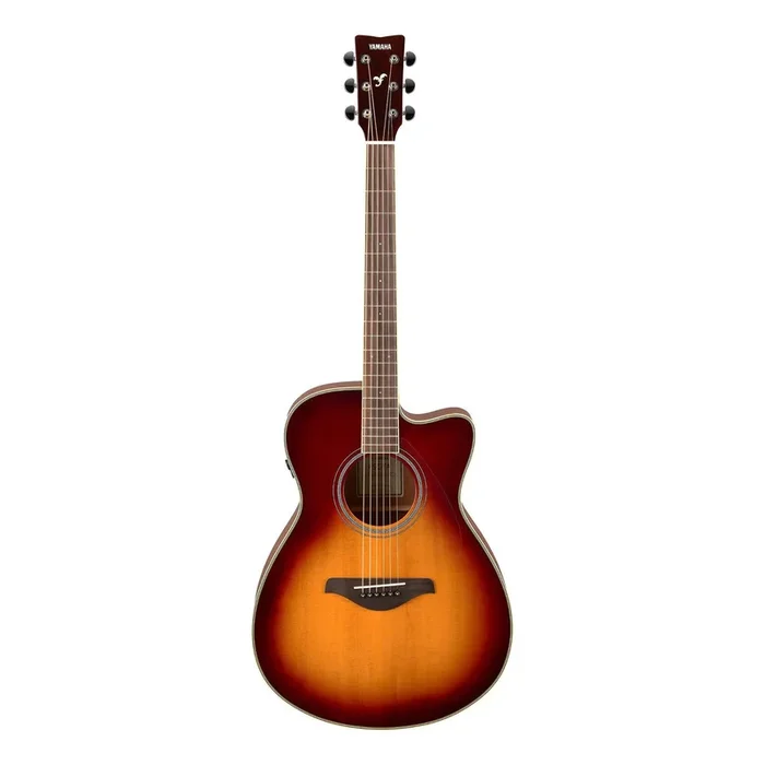 Yamaha FSC-TA Concert Style Cutaway Acoustic Guitar Brown Sunburst