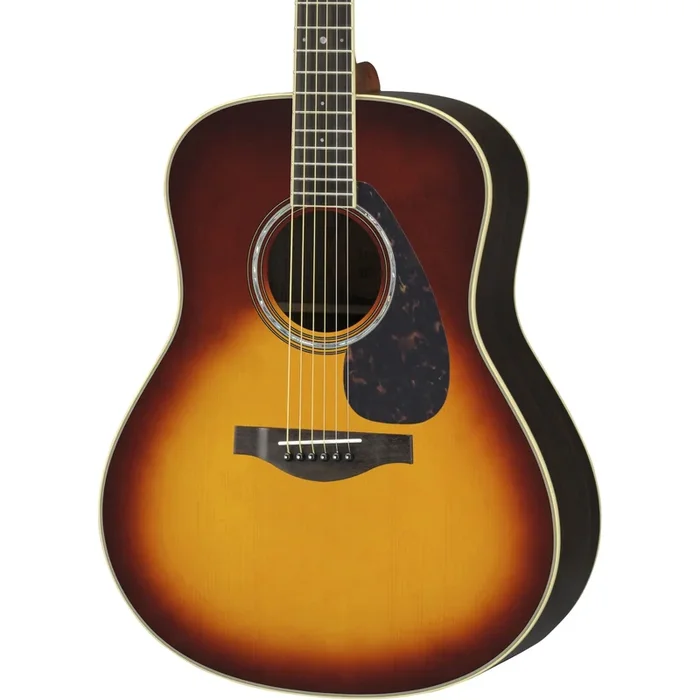 Yamaha LL6BSARE Dreadnought Body Acoustic Guitar – Brown Sunburst