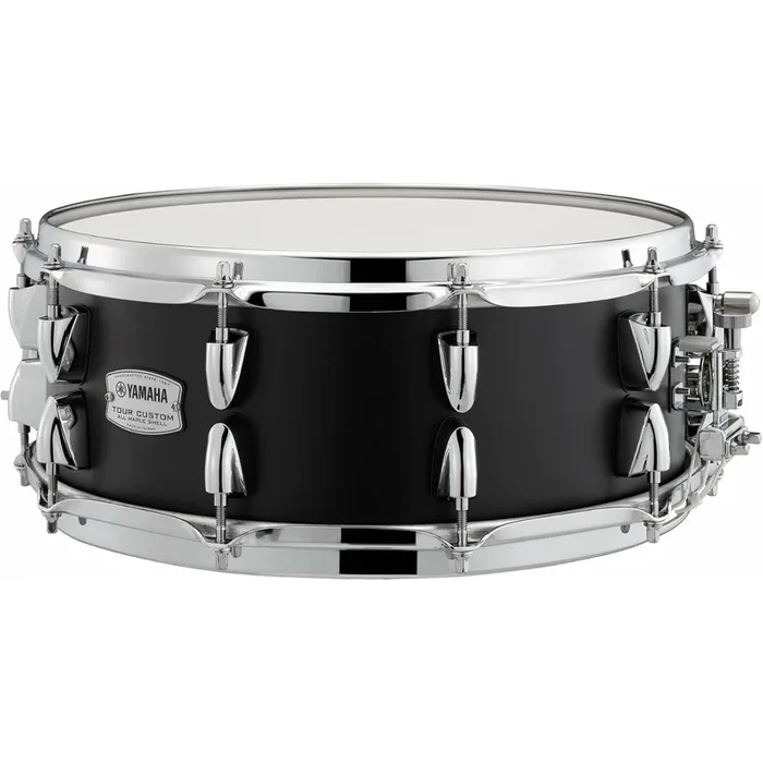 Yamaha TMS-1455LCS Tour Custom Maple 14″ x 5.5″ Snare Drum – Licorice Satin