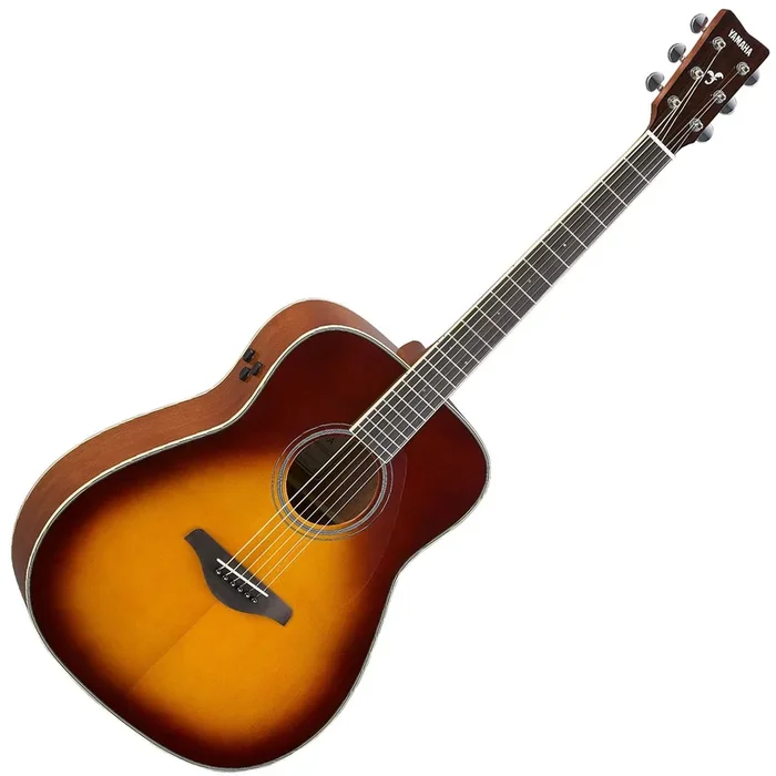 Yamaha TransAcoustic Dreadnought Acoustic Electric in Brown Sunburst – FGTABS