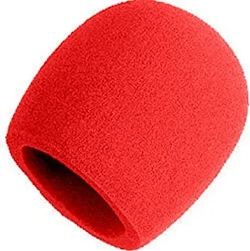 Yorkville Microphone Windsock in Red – IWS1R