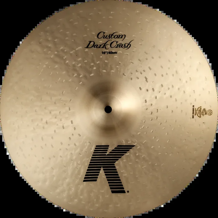 Zildjian 16” K Custom Dark Crash Cymbal