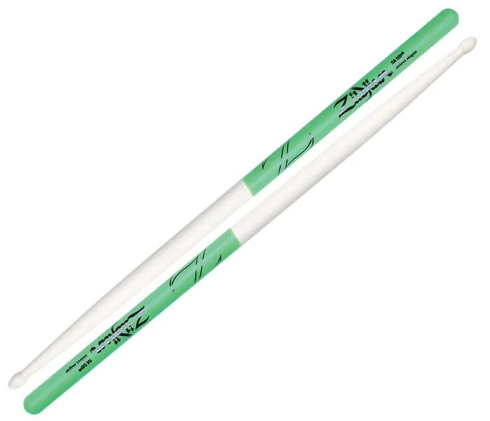 Zildjian 5A Maple Green Dip Drum Sticks
