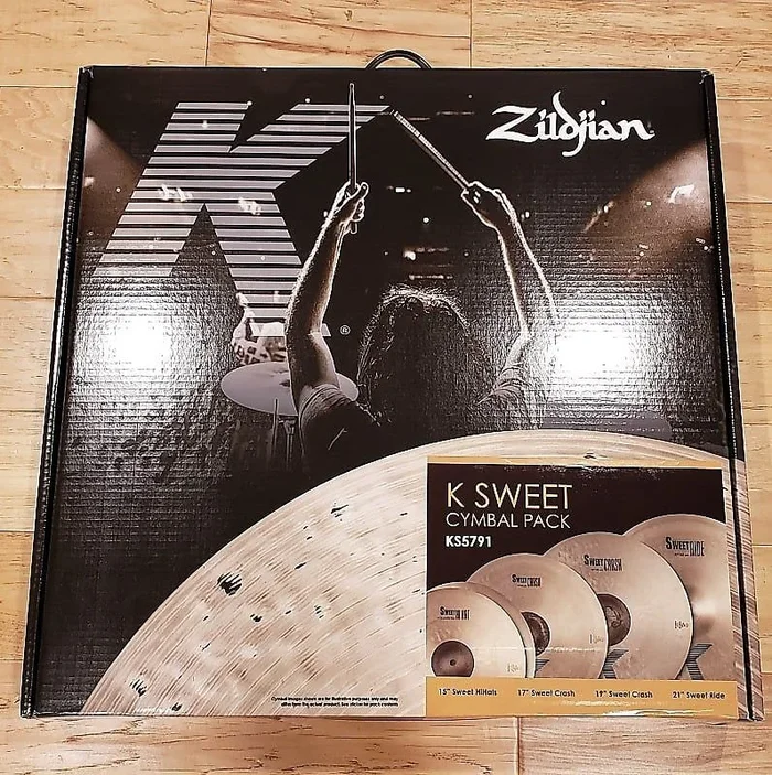 Zildjian KS5791 K Sweet 15/17/19/21 ” Cymbal Pack