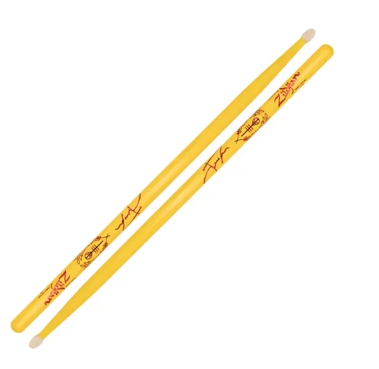 Zildjian ZASJD3 John Dun Artist Series “Clancy Yellow ” Drum Stick Pair