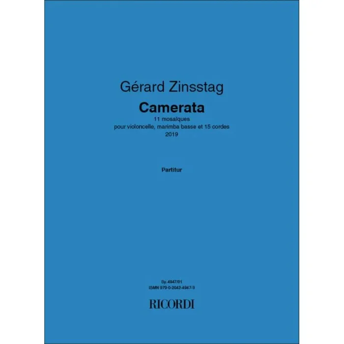 Zinsstag, Gérard – Camerata