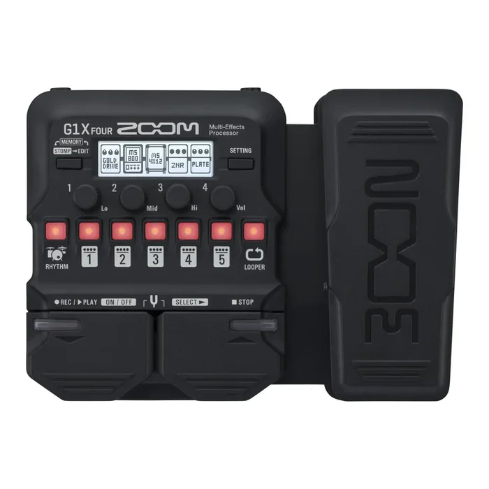 Zoom G1X Four Guitar Amp Modeler and Multi-Effects Pedal