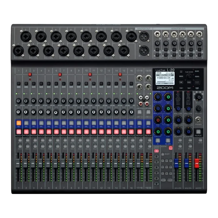 Zoom Livetrak L-20 digital mixer and recorder